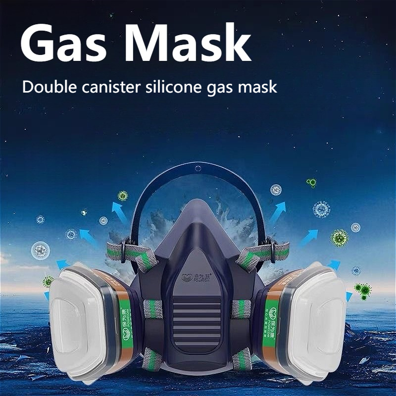 Gas Mask Respirator Protection - Respirator Half Face review and price