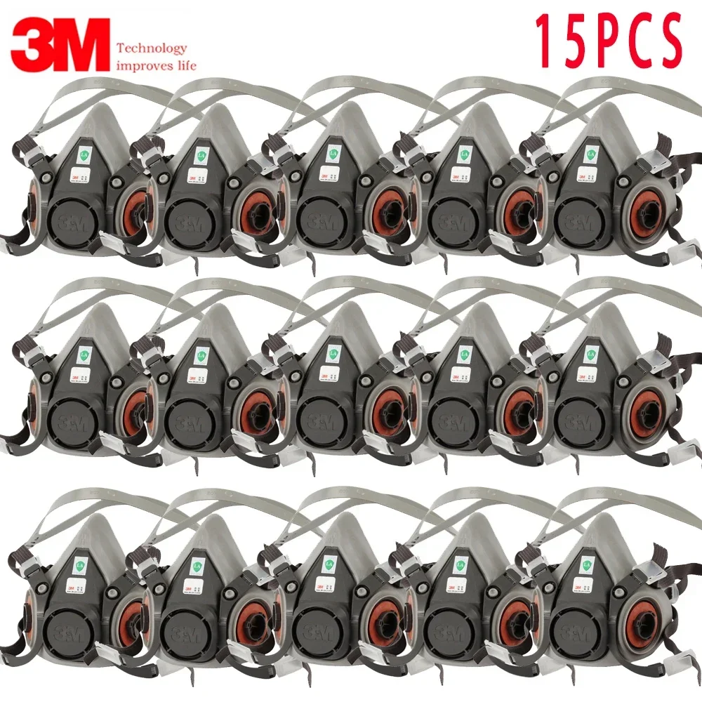 15p 3M 6200 Gas Mask for Spray - Dust Mask Construction review and price