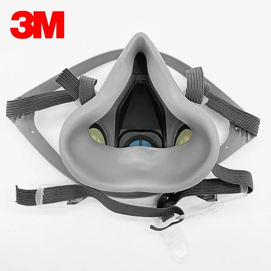 15p 3M 6200 Gas Mask for Spray - Dust Mask Construction review and price