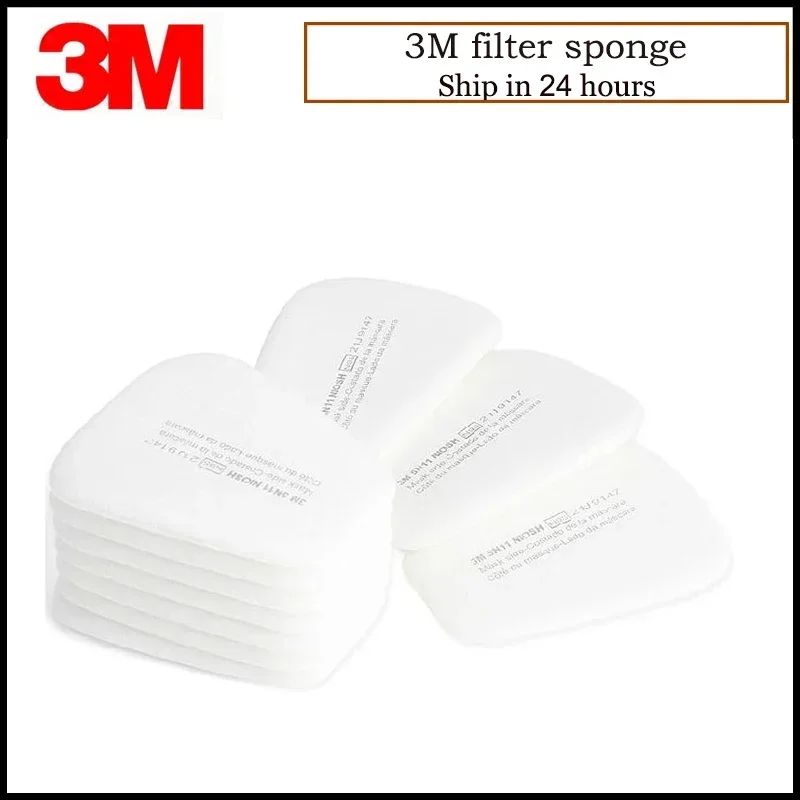 10pcs/Box 3M 5N11 Cotton Filte - Dust Mask Construction review and price