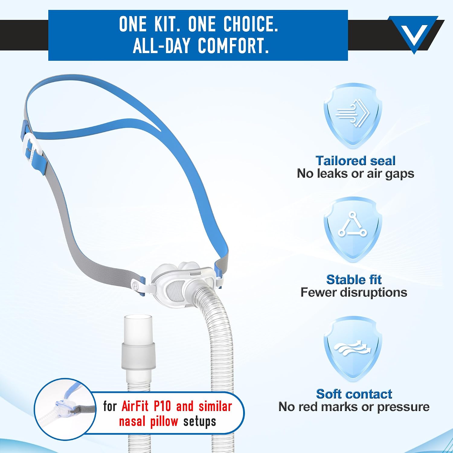 Compatible with P10 Nasal Pill - Silicone Mask Bracket review and price
