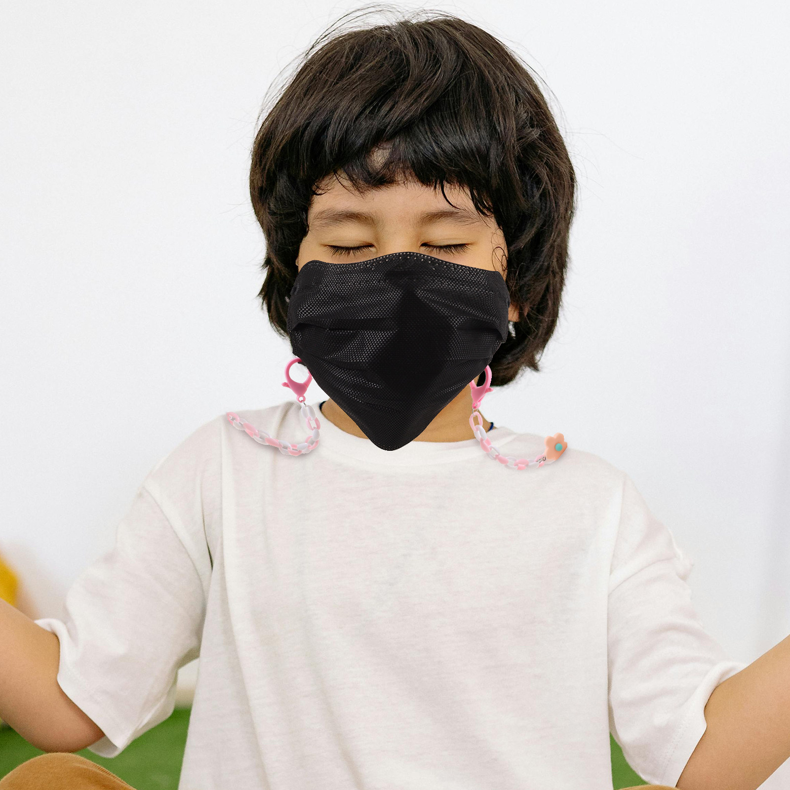 Colorful Floral Kids Mask Chai - Mask Chain Holder review and price