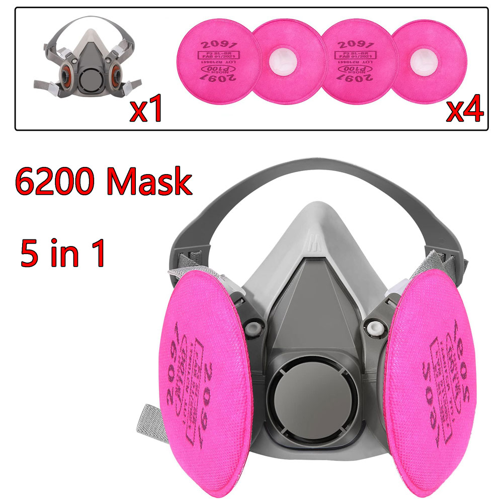 Gas Mask 6200 Set Vehicle Pain - Dust Mask Construction review and price