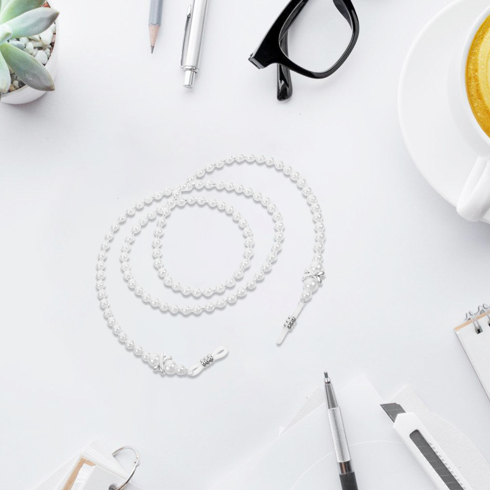 Elegant Pearl Eyeglass Cord fo - Mask Chain Holder review and price